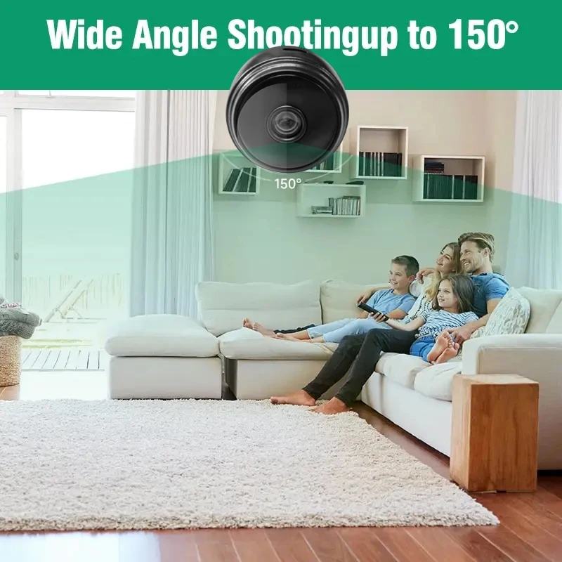 A9 HD Wifi Smart Monitor Surveillance Cameras Sensor Camcorder Web Video Home Safety Wireless Security - Image 2