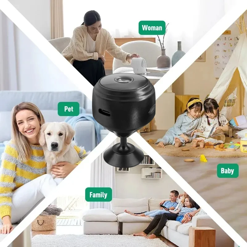 A9 HD Wifi Smart Monitor Surveillance Cameras Sensor Camcorder Web Video Home Safety Wireless Security - Image 3